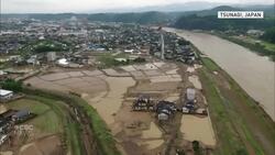 Search and rescue operation in southwestern Japan after torrential flooding News Clip