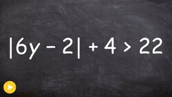 How to solve a multi step absolute value inequality Instructional Video