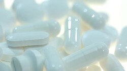 Medical tablets and pills. Pharmacy antibiotic pills. Medical treatments Stock Footage