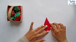 Origami Strawberry Instructional Video