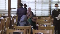 CLEAN : Virus: Palestinians break their fast in restaurants as lockdown eases in Gaza News Clip