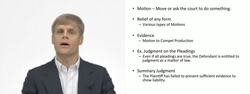 Motion - Civil Trial Instructional Video