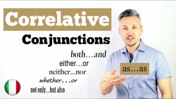 Inglese per Italiani: Correlative conjunctions Instructional Video