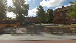 Denmark V synched series right side driving studio process plate background Stock Footage