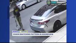 Man wanted for stealing jewelry and escaping on motorized scooter News Clip