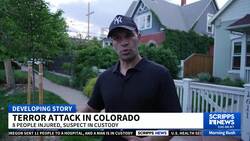 Suspect in fire attack on pro-Israel demonstration that injured 8 in Colorado held on $10M bond News Clip