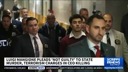 Luigi Mangione pleads not guilty to state charges in killing of UnitedHealthcare CEO News Clip