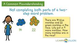Solving Two-Step Word Problems Instructional Video