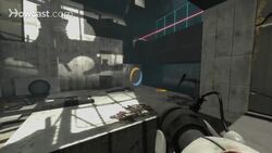 Portal 2 Walkthrough / Chapter 3 - Part 2: Room 10/22 Instructional Video