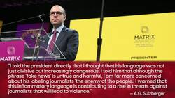 Trump’s Language About Journalists “Will Lead To Violence,” Says N.Y. Times Publisher | THR News News Clip