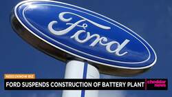Ford Suspends Construction of Battery Plant News Clip