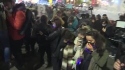 CLEAN : Turkey police fire tear gas on women protesters News Clip