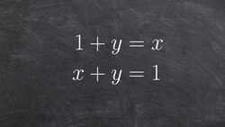 Using substitution to solve a system when multiple variables have a coefficient of 1 Instructional Video