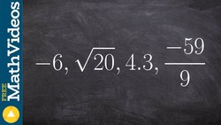 Ordering from least to greatest Instructional Video