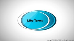Like Terms Instructional Video