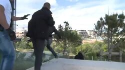 CLEAN : Protesters clash with police during gay News Clip