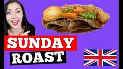 Sunday Roast Dinner | LEARN BRITISH CULTURE | BRITISH FOOD Instructional Video