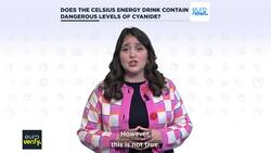 Fact check: Does the Celsius energy drink contain dangerous levels of cyanide? News Clip