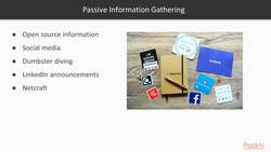 Explain web security : Reconnais-sance and Passive In-formation Gathering Instructional Video