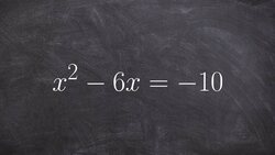 Find the complex roots of an equation using the quadratic formula Instructional Video
