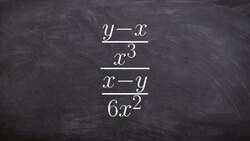 Simplifying a complex rational expression by multiplying by the reciprocal Instructional Video