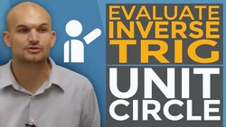 How to evaluate the inverse of trigonometric functions with unit circle Instructional Video