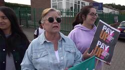 Teachers strike in Birmingham News Clip