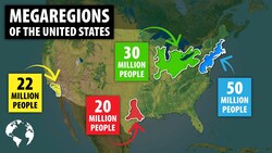 The Top 4 MEGAREGIONS Of The United States: How These Regions Dominate The Country Instructional Video