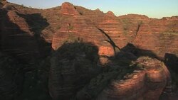 Aerial of the Bungle Bungle Range, Purnululu National Park, Australia Stock Footage