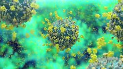 Virus cells Stock Footage