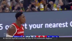 Basketball star RJ Barrett traded home to the Toronto Raptors News Clip
