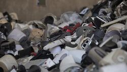 Recycling Plant for Electronic Waste Stock Footage