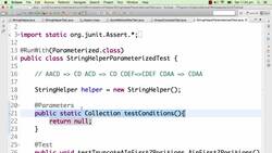 Mockito Tutorial: Learn mocking with 25 Junit Examples - Step 11: Parameterized Tests Instructional Video
