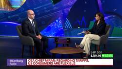 CEA's Miran Sees No Short-Term Impact From Tariffs News Clip