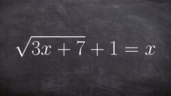 Math Tutorial for Solving a Radical Equation by Applying Factoring Root Instructional Video