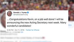 Acting Homeland Security Secretary Kevin McAleenan Resigns News Clip