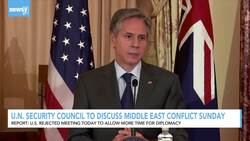 U.N. Security Council To Discuss Middle East Conflict News Clip