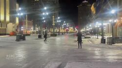 #TheMoment a hockey player laced up on the frozen streets of New Orleans News Clip