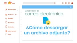 ¿Cómo descargar un archivo adjunto? Instructional Video