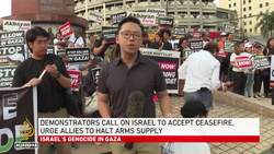 Activists in Manila hold vigils and rallies protesting Israel’s war on Gaza News Clip