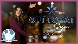ASL Out to Eat Signs | Part 2 | Food Signs Instructional Video