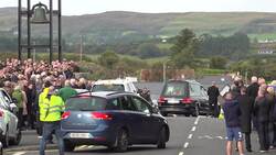First funeral ends for victim of Creeslough explosion in Co Donegal News Clip