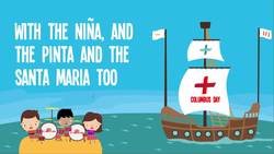 Columbus Day | Song Lyrics | Song for Kids | Preschool Songs Instructional Video