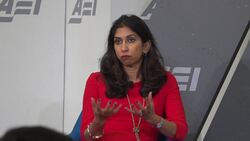 Full: Suella Braverman holds a Q&A session after delivering a speech on global migration challenges News Clip