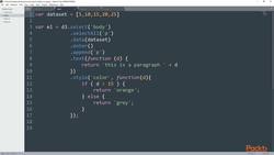 Learning D3.JS 5.0 5.3: Loading Data from External Sources – CSV Instructional Video