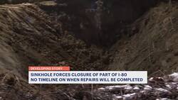 Officials: Sinkhole on I-80 in Wharton caused by collapse of abandoned mineshaft News Clip