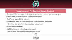Apache Maven Beginner to Guru - Assignment - Fixing a Broken Maven Project Instructional Video