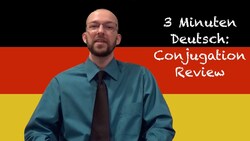 Present Tense Conjugation - 3 Minuten Deutsch Lesson #4 - Deutsch lernen Instructional Video