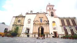 Real de Asientos Stock Footage