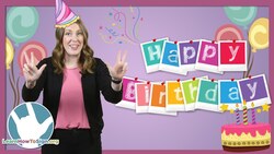 Birthday Signs in ASL | Happy Birthday Song Instructional Video